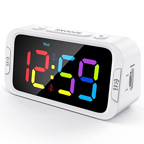 Colorful Alarm Clock for Kids Bedroom