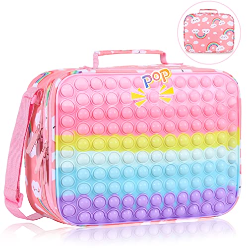 Colorful and Cute Girls Lunch Box for School