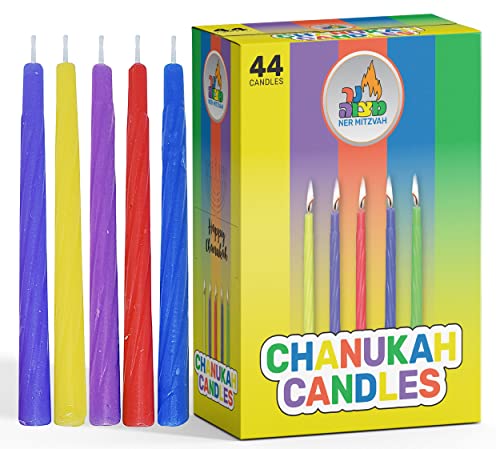 Colorful Chanukah Candles 1-Pack