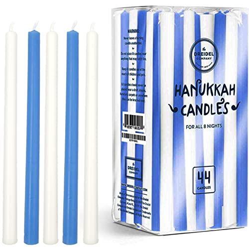 Colorful Chanukah Candles for All 8 Nights of Chanukah