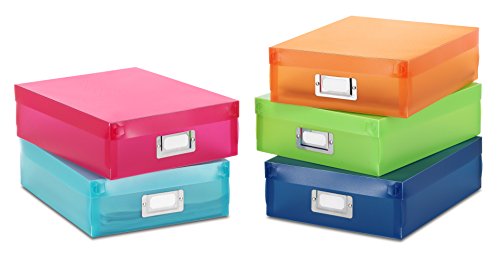 Colorful Document Boxes for Easy Organization