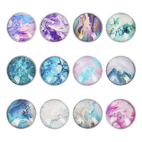 Colorful Glass Marble Refrigerator Magnets
