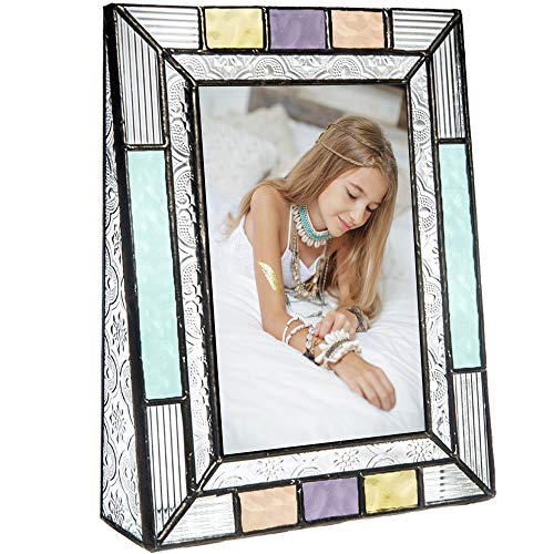 Colorful Glass Photo Frame