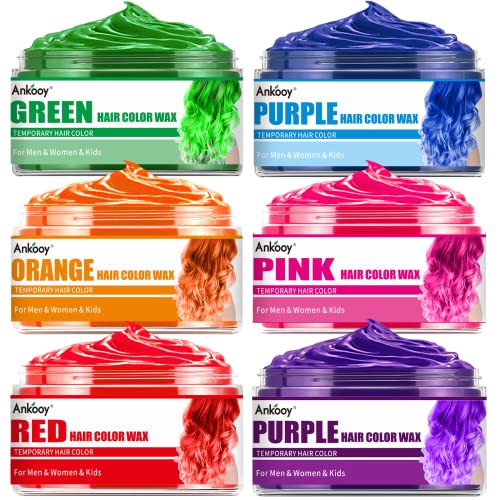Colorful Hair Wax for DIY Hair Color