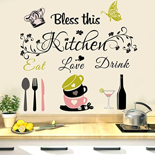 Colorful Kitchen Wall Stickers Quotes