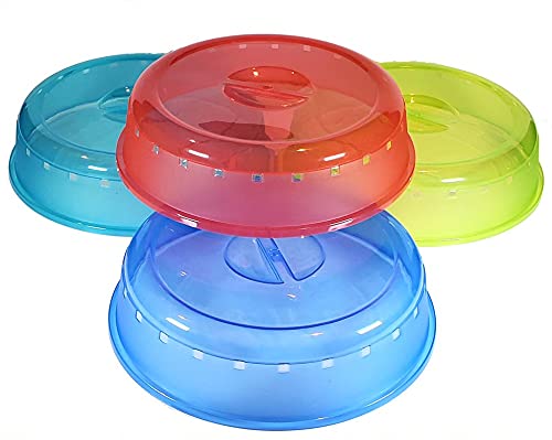Colorful Microwave Plate Bowl Splatter Cover Set