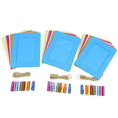 Colorful Paper Photo Frame Set