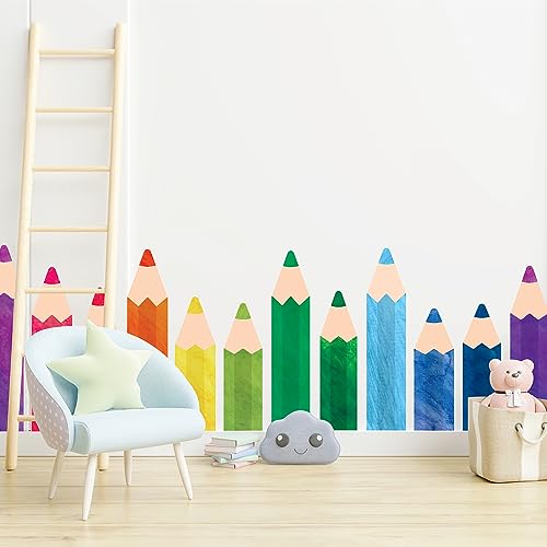 Colorful Pencils Wall Decals