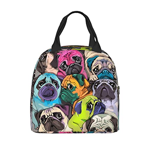 Colorful Puppy Lunch Box - Insulated Lunch Bags for Kids