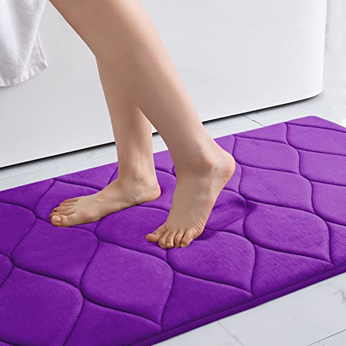 Colorxy Memory Foam Bathroom Rugs