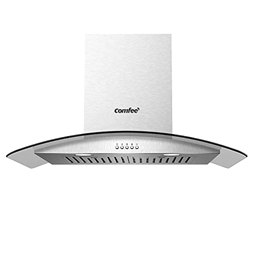 Comfee 30 Inches Ducted Wall Mount Vent Range Hood
