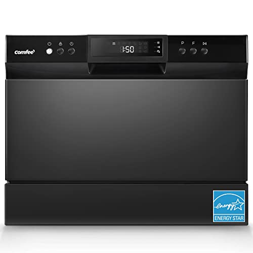  AooDen Portable Countertop Dishwasher, Compact Dishwasher with  6L Built-in Water Tank, No Hookup Needed, 4 Washing Programs : Appliances