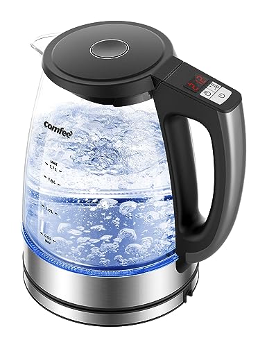 COMFEE' Glass Tea Kettle and Kettle Water Boiler