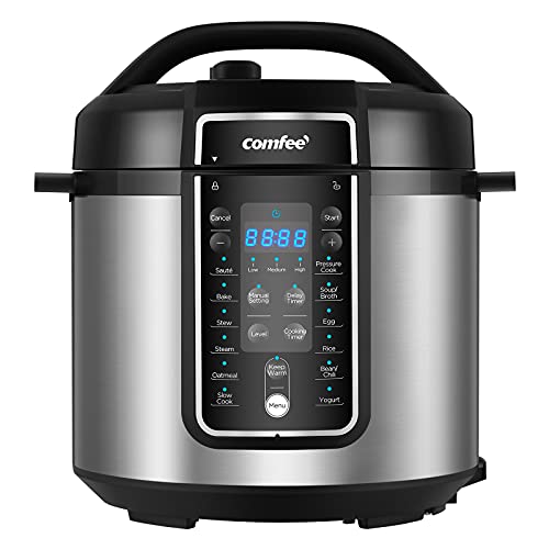 COMFEE’ Pressure Cooker 6 Quart - All-in-One Kitchen Appliance