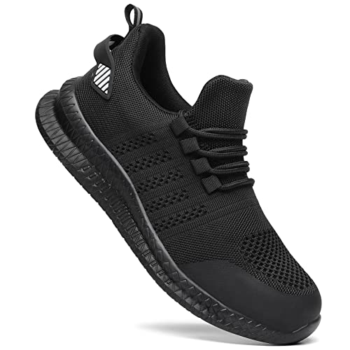 Comfortable Lightweight Steel Toe Shoes - Black