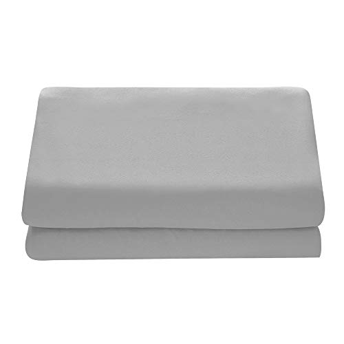 Comfy Basics Ultra Soft Flat Sheet - Elegant, Breathable, Gray