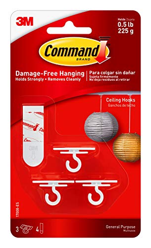Command Ceiling Hooks 12-Pack