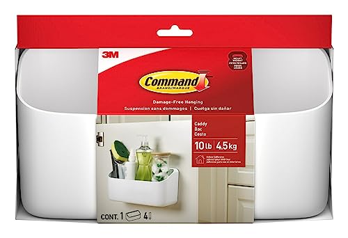 Command Large Organizing Caddy: Heavyweight, Damage-Free, Holds up to 10lbs