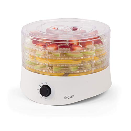 Commercial Chef Food Dehydrator CCD100W6, 280W, White