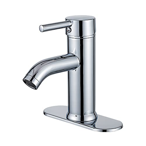 NICTIE Modern Chrome Bathroom Faucet for RV Vanity Sink