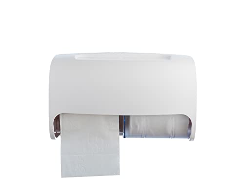 San Jamar R4090TBK Double Jumbo Roll Toilet Paper Dispenser