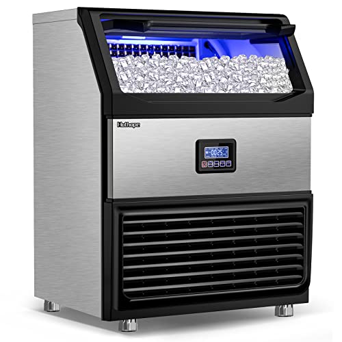 Commercial Ice Maker Machine with Large Ice Storage Bin