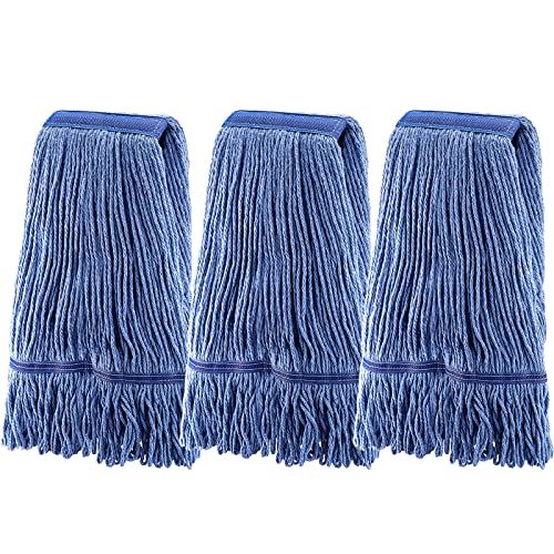 Commercial Wet Mop Head Replacement, Pack of 3