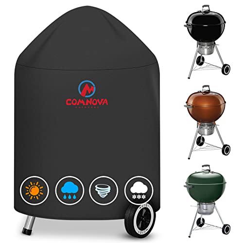 600D Heavy Duty Waterproof Charcoal Kettle Grill Cover for 18 Inch Grills