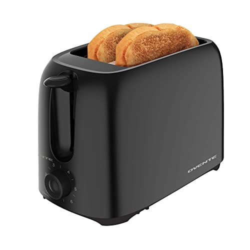 Compact 2 Slice Toaster with 6-Shade Toast Settings