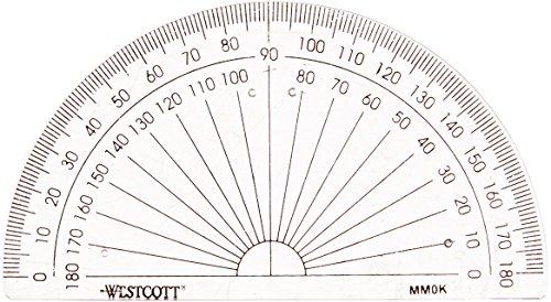 Compact and Clear Protractor for Accurate Measurements