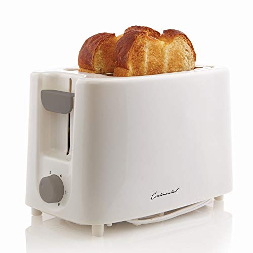 Compact and Durable 2-Slice Electric Toaster - Continental Electric CE-TT011