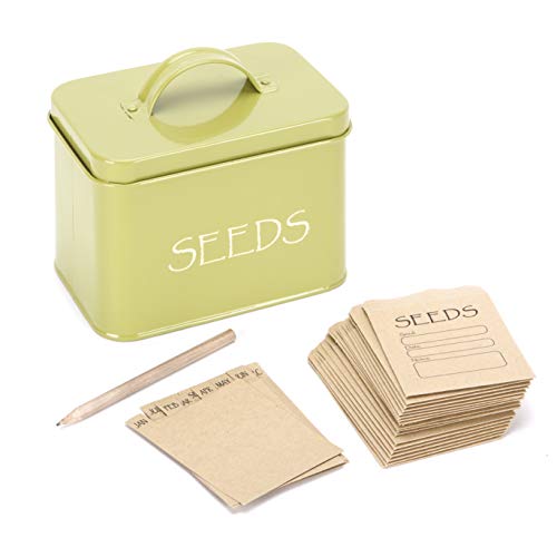 Compact and Stylish Seed Storage Box Organizer