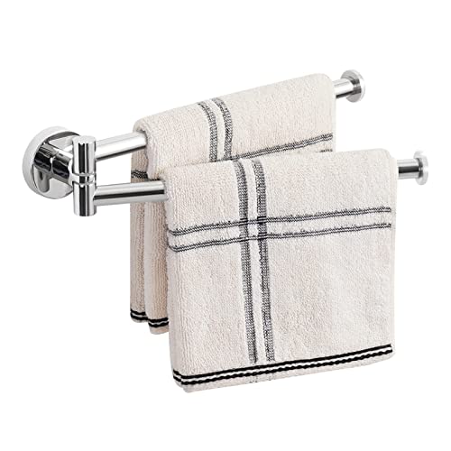 Compact and Stylish Swivel Towel Bar for Small Spaces