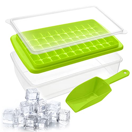 Compact BPA-Free Ice Cube Tray with Lid