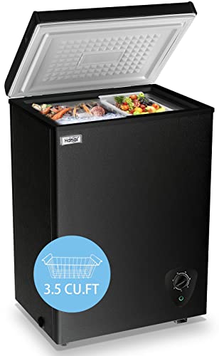 Compact Deep Freezer with Low Noise and Adjustable Temperature