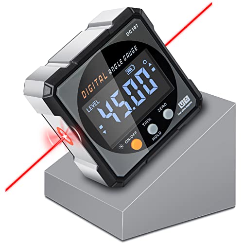 Compact Digital Angle Finder with Strong Magnetic Base