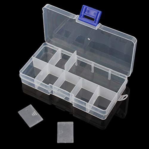 Compact Fishing Tackle Box Organizer with Adjustable Dividers