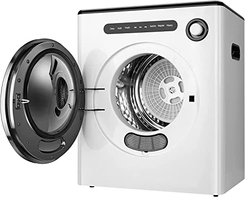 Compact Laundry Dryer with Stainless Steel Drum