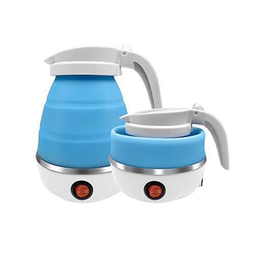 Compact Portable Electric Kettle for Travel - Collapsible Water Boiler