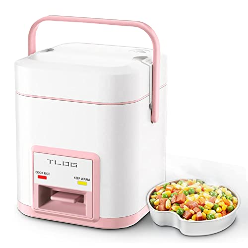 Compact Portable Rice Cooker with Ceramic Coating
