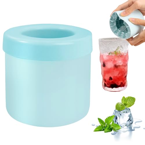 Compact Silicone Ice Maker Cup with Easy-Release Design