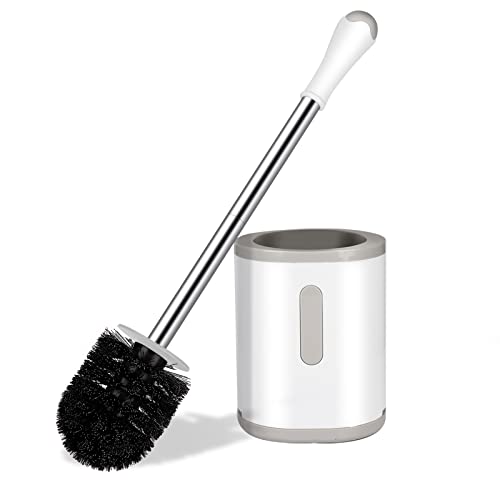 Compact Toilet Brush and Holder