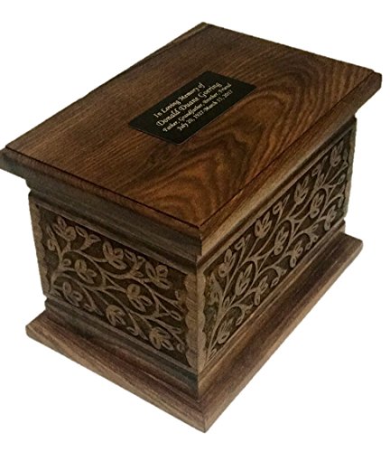 Companion Wooden Funeral Cremation Ash Urn