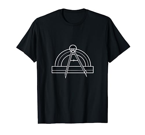 Compass Protractor Draftsman T-Shirt