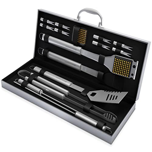 Complete Barbecue Tools Set - Home-Complete HC-1000 16PC BBQ Grill Accessories