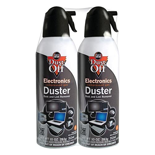Compressed Gas Duster, 10 Oz (Pack of 2)