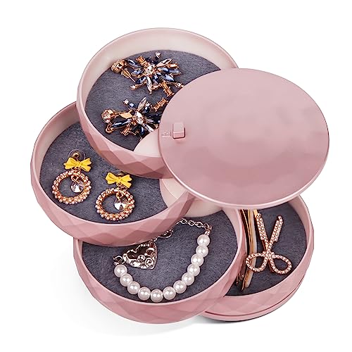 CONBOLA Travel Jewelry Case Box