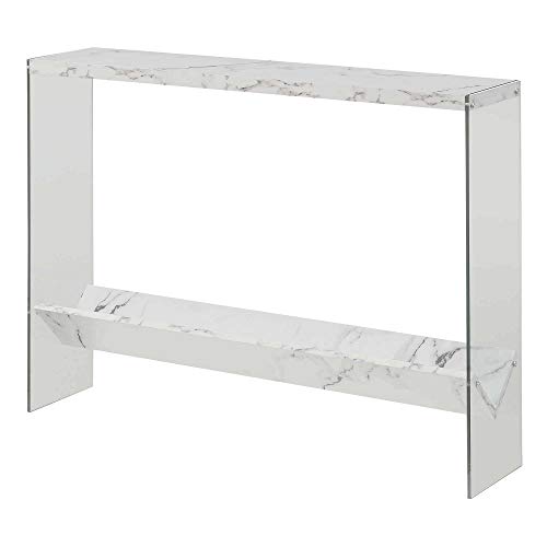 Convenience Concepts SoHo Glass V Console Table