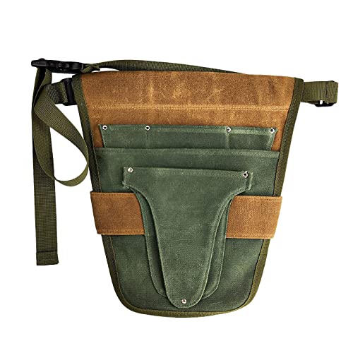 Leather Florist Tool Belt for Gardner, Farmer Tool Holster Pouch, Small  Electrician Carpenter Organiser Kit,small & Sturdy, Adjustable Waist 