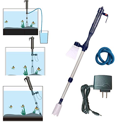 Convenient Electric Fish Tank Vacuum Cleaner with Adjustable Settings